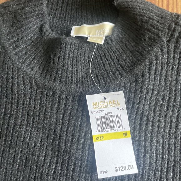 Michael Kors Sweater Black Women’s Size Medium M Modern NWT - Picture 2 of 6